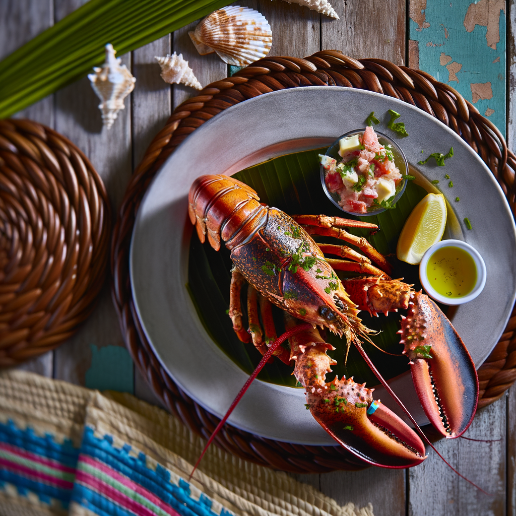 Friskfanget hummer fra Anegada